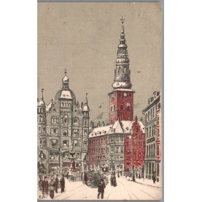 Sedivy, Franz - K�benhavn - Amagertorv - Postkort - Brugt
