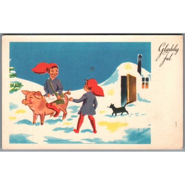 Axelsen - Gldelig Jul - Rudolf Olsen u/n - Brugt