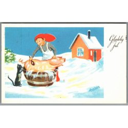 Axelsen - Gldelig Jul - Rudolf Olsen u/n - Brugt