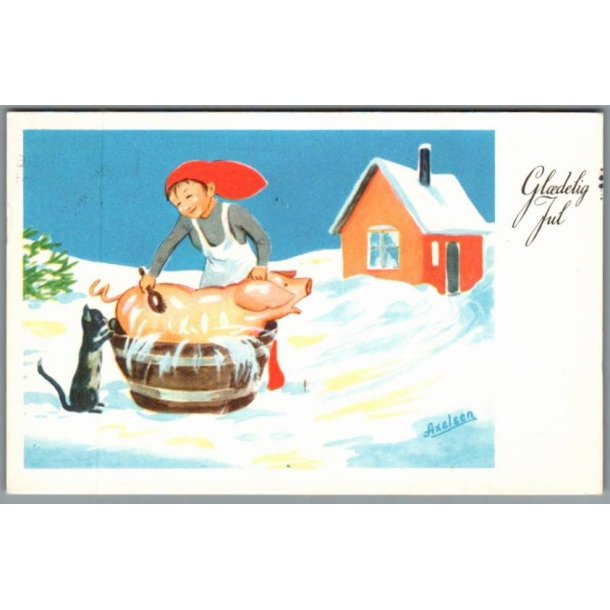 Axelsen - Gldelig Jul - Rudolf Olsen u/n - Brugt