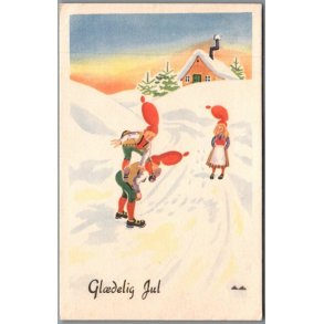 Axelsen - Gldelig Jul - Serie 844 - Brugt