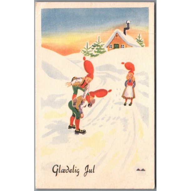 Axelsen - Gldelig Jul - Serie 844 - Brugt