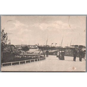Udsigt fra Langelinie - Postkort - Brugt