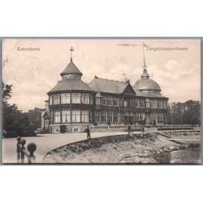 K�benhavn - Langelinies Pavillon -  Postkort - Brugt - Svagt hj�rne !