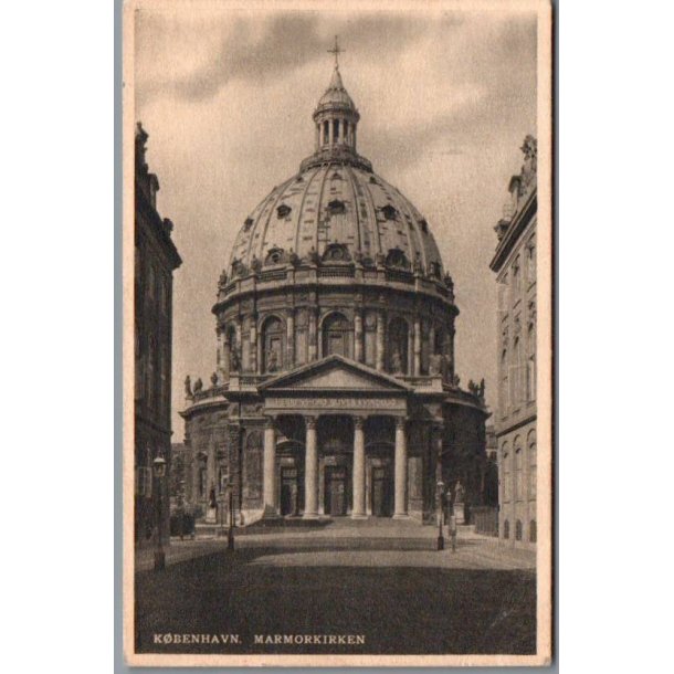 K�benhavn - Marmorkirken - Postkort - Brugt