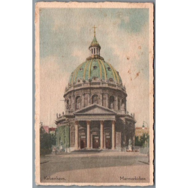 K�benhavn - Marmorkirken - Postkort - Brugt