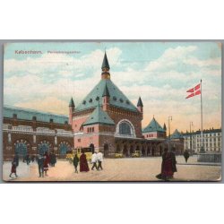 K�benhavn - Personbanegaarden - Postkort - Brugt