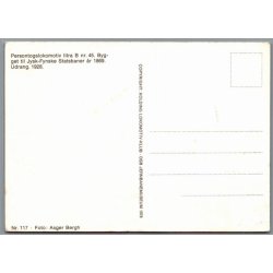 Persomtogslokomotiv Litra B nr. 45 - Jysk-Fynske Statsbaner - Ubrugt