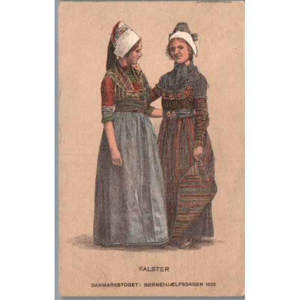Falster - Danmarkstoget - B�rnehj�lpsdagen 1906 - u/n - Brugt