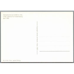 Damplokomotivet D 826 - Frederiksberg 1985 - Ubrugt