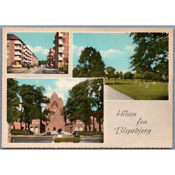 Hilsen fra Bispebjerg - Postkort - Ubrugt