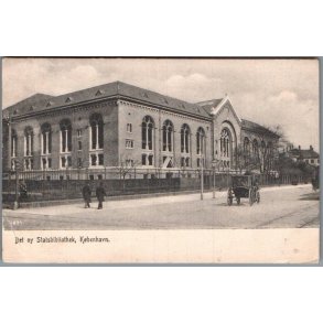 Det ny Statsbibliothek - K�benhavn - Postkort - Brugt