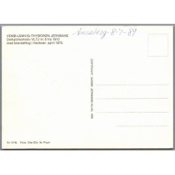 VLTJ nr 6 fra 1910 - Vemb - Lemvig- Thyborn Jernbane  - Ubrugt -