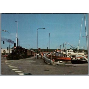 Damplokomotiv DSB F 694 ved m/s Vejlefjord - Vejle havn - Ubrugt