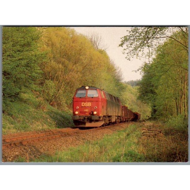 MZ 1412 med godstog Grejsdalen Vejle - Ubrugt
