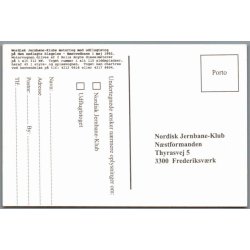 Motorvogn med udflugtsvogn 1992 - Slagelse - Ubrugt