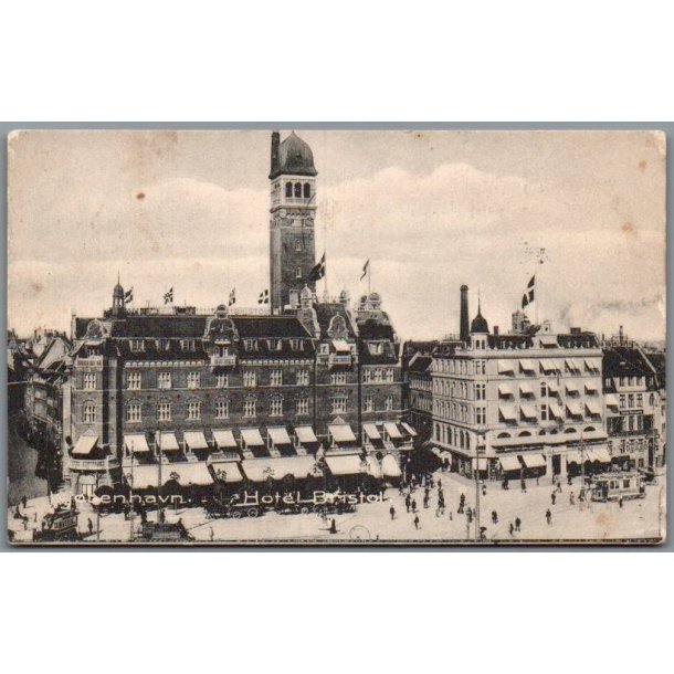 K�benhavn - Hotel Bristol - Postkort - Brugt 