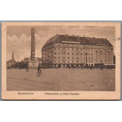 K�benhavn - Frihedsst�tten og Hotel Terminus - Postkort - Brugt - Svage hj�rner !