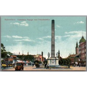 K�benhavn - Vesterbros Passage med Frihedsstt�tten - Postkort - Brugt