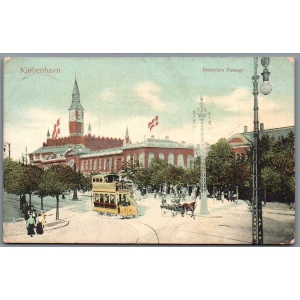K�benhavn - Vesterbros Passage - Postkort - Brugt