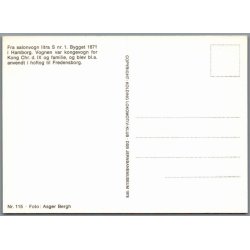 Salonvogn Litra S nr. 1 - Til Kong Chr. d. IX  - Ubrugt