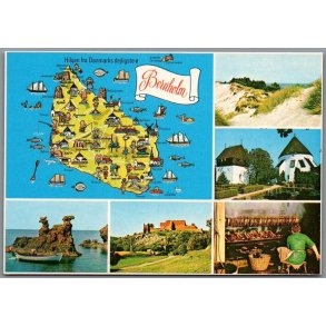 Bornholm - L�vehovederne m.m. - Postkort - Ubrugt
