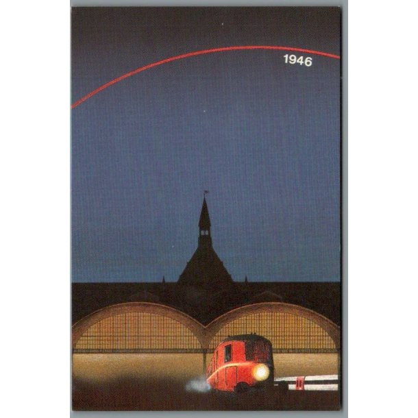 Kbenhavns Hovedbanegaard 75 r - Postkort - Ubrugt