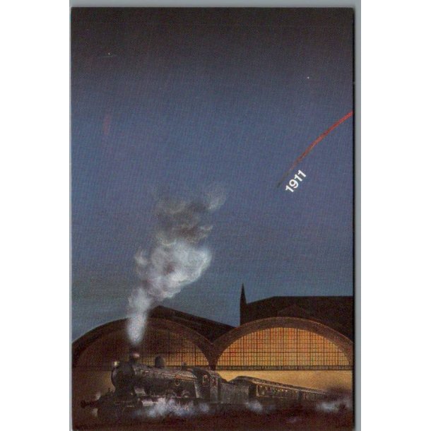 Kbenhavns Hovedbanegaard 75 r - Postkort - Ubrugt