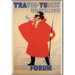 Trafik og Turistudstilling i Forum - Postkort -  Ubrugt