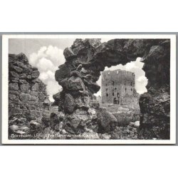 Bornholm - Udsigt til Hammershus Ruiner - Postkort - Brugt