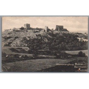 Hammershus Ruiner - Bornholm - Postkort - Brugt
