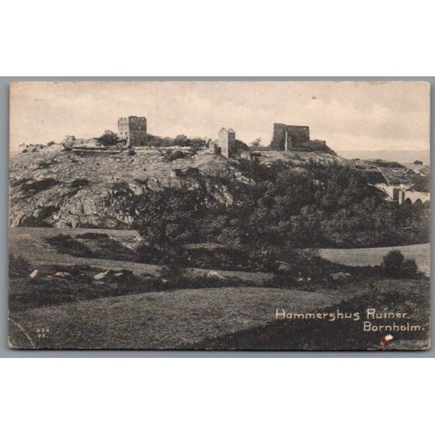 Hammershus Ruiner - Bornholm - Postkort - Brugt