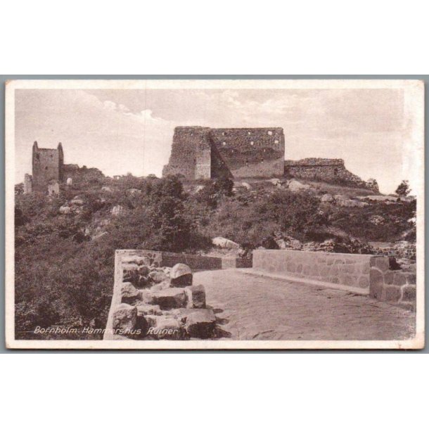 Bornholm - Hammershus Ruiner - Postkort - Ubrugt
