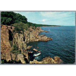 Bornholm - Klippeparti ved R� - Postkort - Brugt