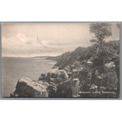 Klippeparti ved R�  - Bornholm - Postkort - Brugt