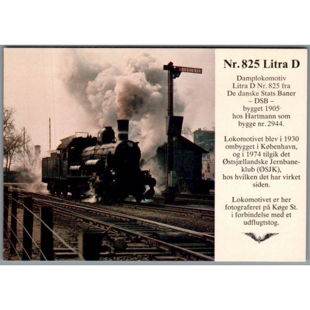 Tog - Nr. 825 Litra D - Ubrugt