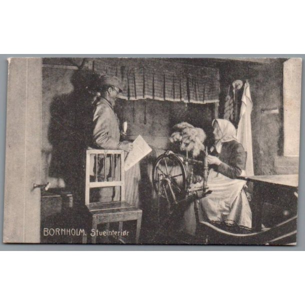 Bornholm - Stueinteri�r - Postkort - Ubrugt