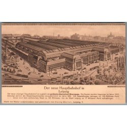 Leipzig - Der neue Hauptbahnhof - Ubrugt