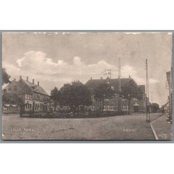 Lille Torv - R�nne - Postkort - Brugt - Lidt slidt i kanten foroven !