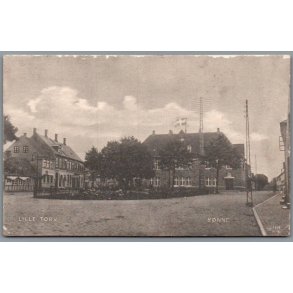 Lille Torv - R�nne - Postkort - Brugt - Lidt slidt i kanten foroven !