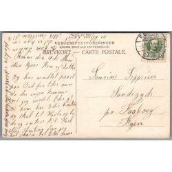 Lille Torv - R�nne - Postkort - Brugt - Lidt slidt i kanten foroven !