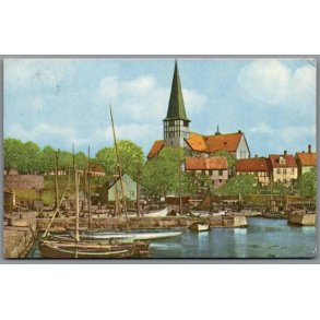 Bornholm - R�nne Kirke - Postkort - Brugt 