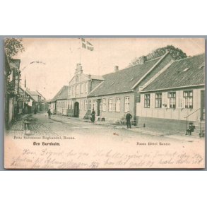 �en Bornholm -  Dams Hotel - R�nne - Meget gammelt Postkort - Brugt 1904