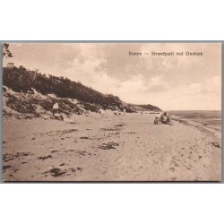 R�nne - Strandparti ved Onsb�k - Postkort - Ubrugt 