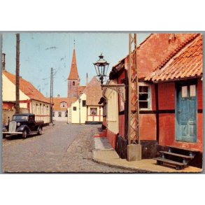 Bornholm - Gadparti fra R�nne - Postkort - Brugt