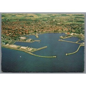 Bornholm - R�nne - Luftfoto - Postkort - Brugt