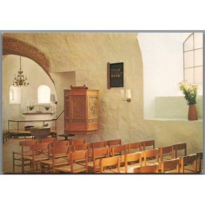 Bornholm - Interi�r, Rundkirke - Ny Kirke - Postkort - Ubrugt