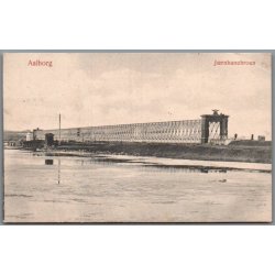Aalborg - Jernbanebroen - Postkort - Brugt - Svagt Hj�rne !