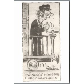 Bromsare p Ohsabanan - Sverige - Ubrugt