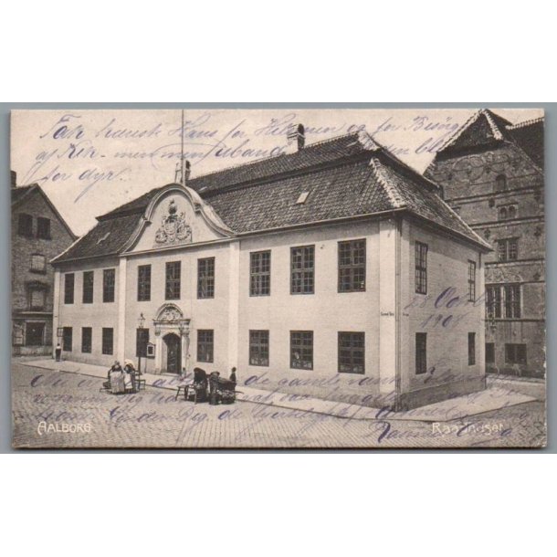 Aalborg - Raadhuset  - Postkort - Brugt